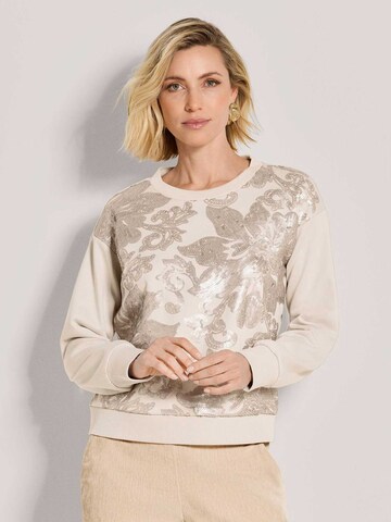 Sweat-shirt MADELEINE en blanc : devant