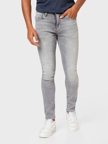 G-Star RAW Slimfit Jeans in Grijs: voorkant