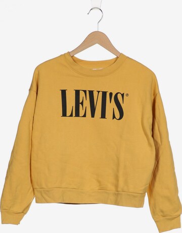 LEVI'S ® Sweatshirt & Zip-Up Hoodie in S in Yellow: front