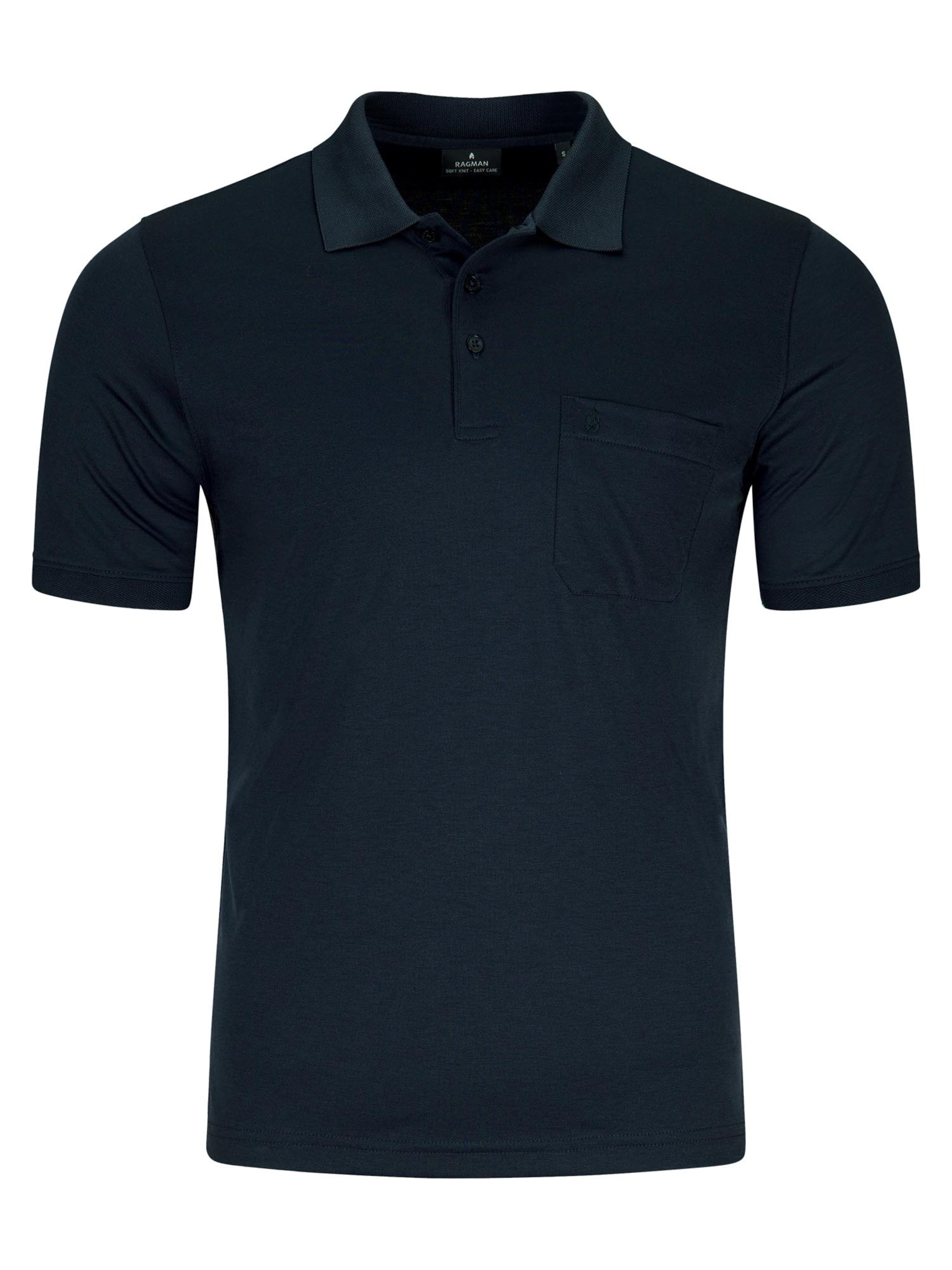 Ragman Shirt 'Basic' in Blue: front