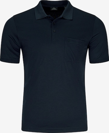 Ragman Shirt 'Basic' in Blau: Vorderseite