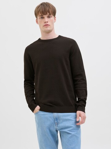 Pull-over 'JREBCALLUM' JJ Rebel en marron : devant