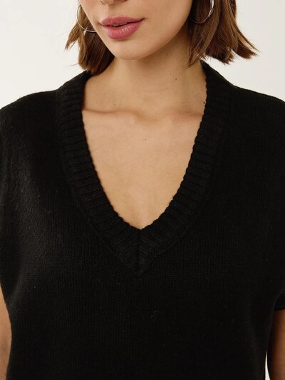 Hiccup Gilet en noir, Vue avec produit