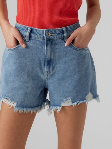 VERO MODA Loosefit Shorts 'Zuri' in Blau