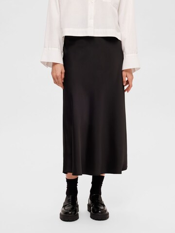 SELECTED FEMME Rok in Zwart: voorkant