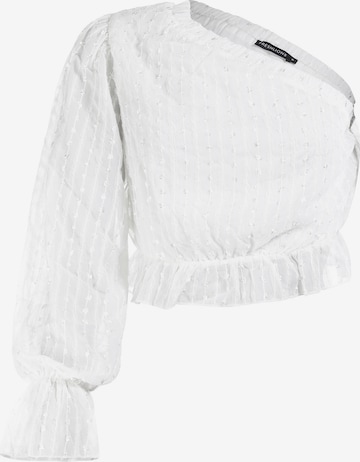 FRESHLIONS Blouse in White: front
