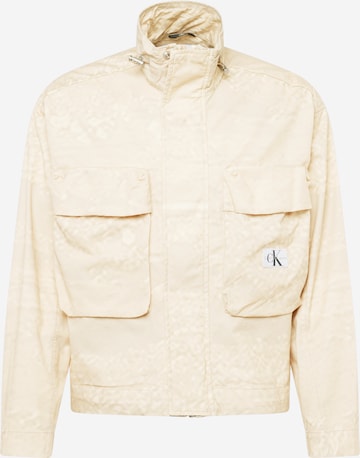 Calvin Klein Jeans Prechodná bunda - Béžová: predná strana