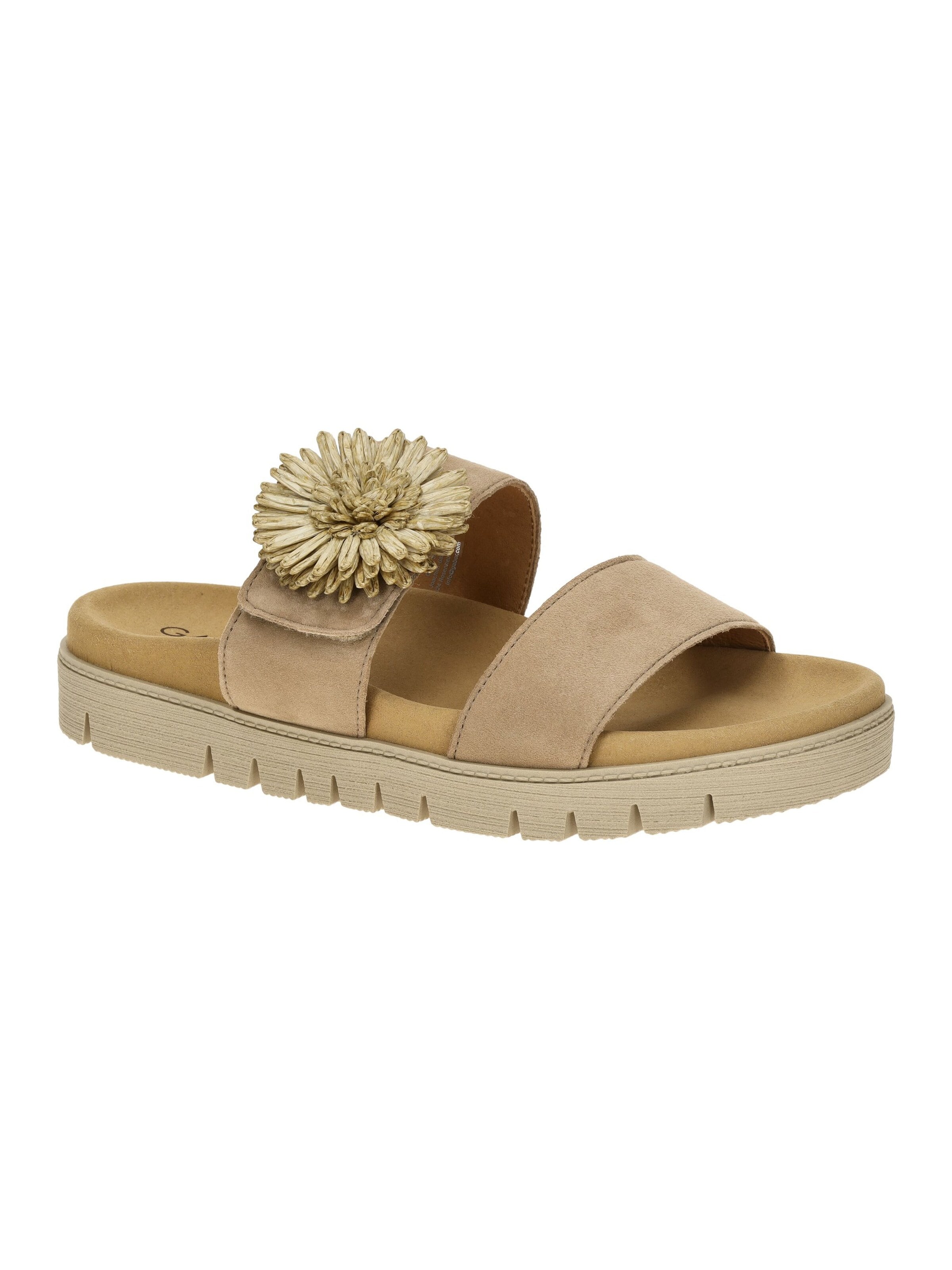 GABOR Pantolette 'Gabor Pantolette sand beige Velour 83.743.14'‌‌ in 36 in beige, Produktansicht