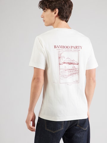 T-Shirt Marc O'Polo en blanc : devant
