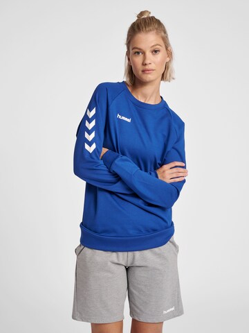 Hummel Αθλητική μπλούζα φούτερ σε μπλε: μπροστά