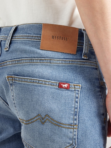 MUSTANG Slimfit Jeansy 'Oregon' w kolorze niebieski