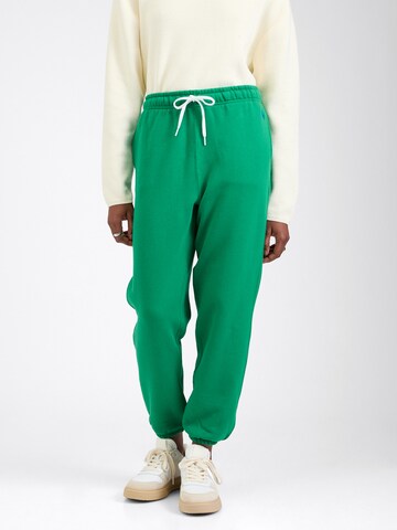 Polo Ralph Lauren Конический (Tapered) Штаны 'ATHLETIC' в Зеленый: спереди