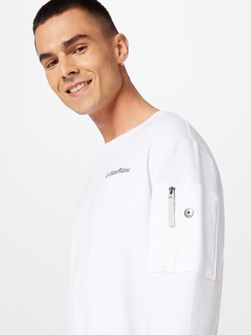 G-Star RAW - Camiseta 'Tweeter' en blanco