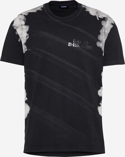 DIESEL T-Shirt 'JUBIND' en gris clair / noir, Vue avec produit