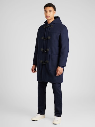 Manteau mi-saison 'MONTGOMERY' UNITED COLORS OF BENETTON en bleu : devant