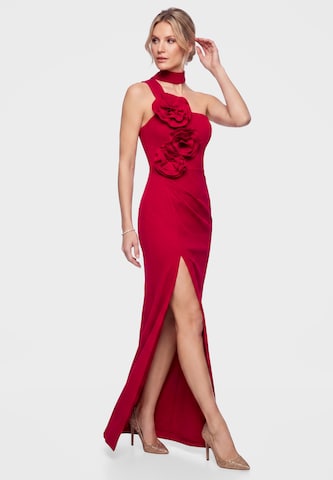 Ombre Avondjurk in Rood