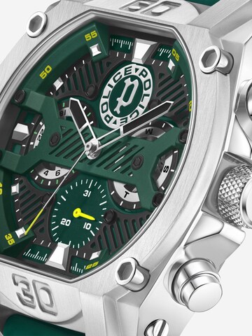 POLICE Analoog horloge 'Norwood' in Groen