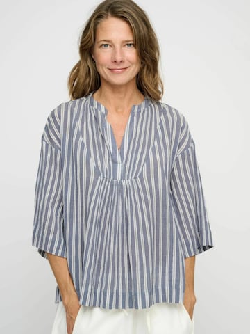 moshi moshi mind Blouse 'Simple' in Blue: front