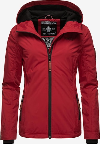 MARIKOO Between-season jacket 'Brombeere' in Red: front