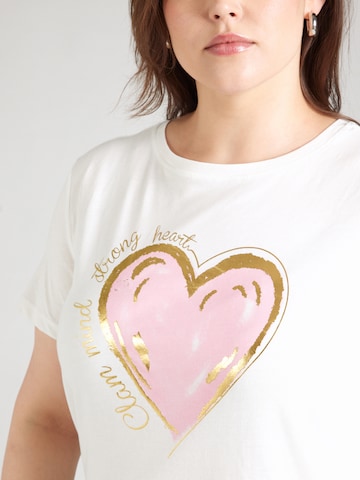 ONLY Carmakoma Shirt 'CARSIMONE' in White