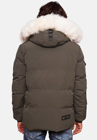 STONE HARBOUR Winter jacket 'Halvaar' in Grey