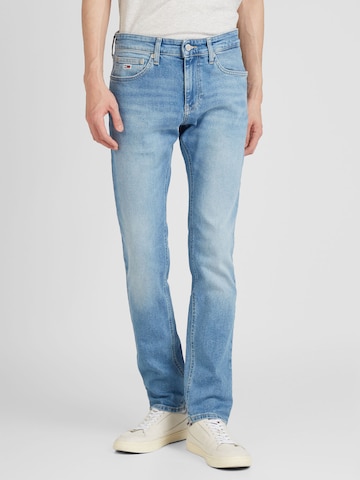 Tommy Jeans Slimfit Jeans 'Scanton' in Blauw: voorkant