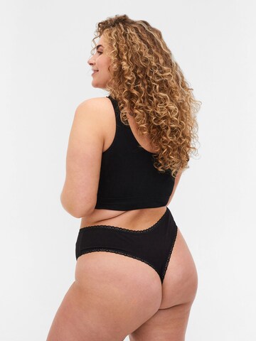 Devoted by Zizzi Thong 'CLARA' in Black