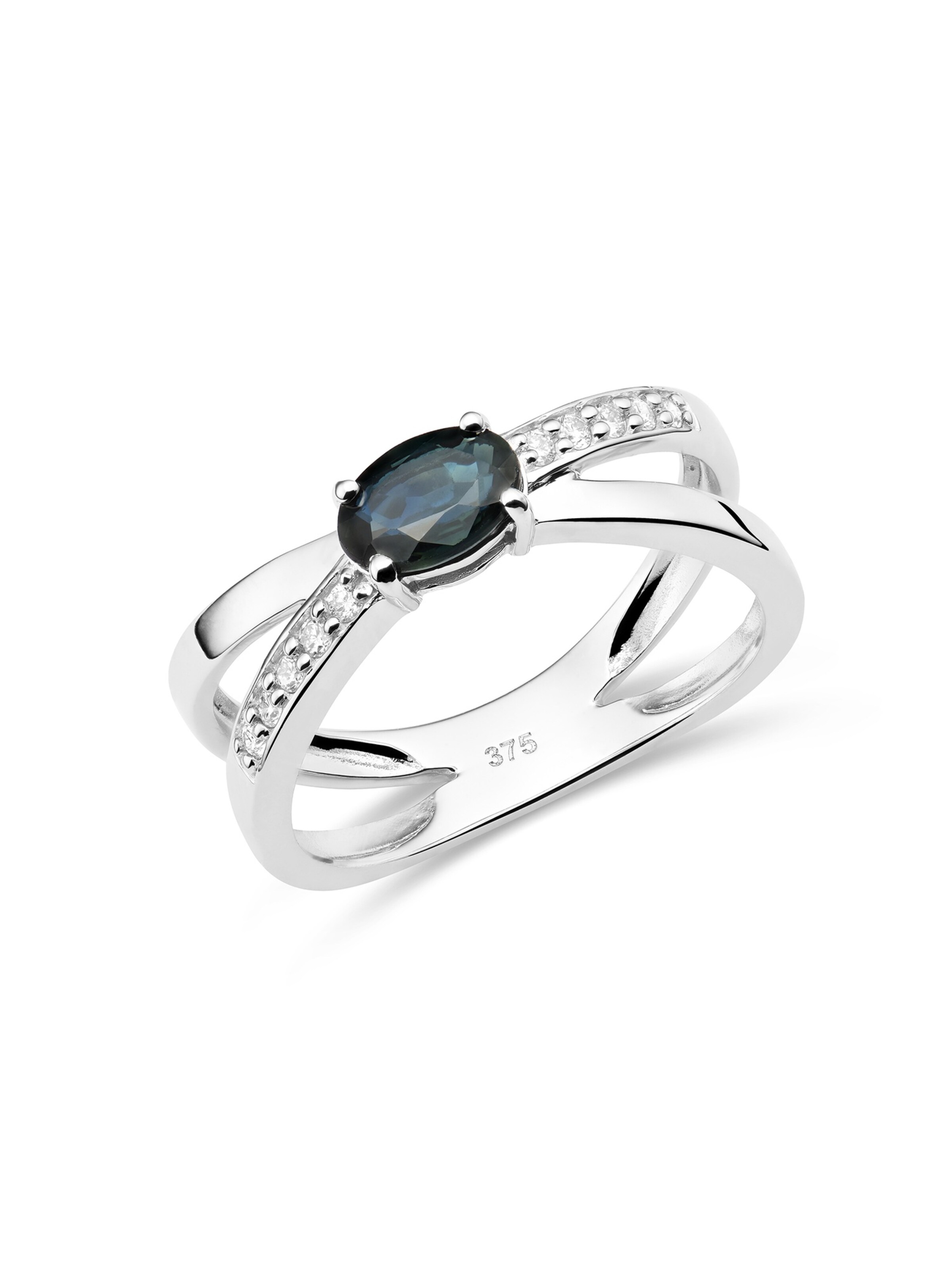 DIAMANT LETERNEL Ring‌‌‌ in Silber: Vorderseite