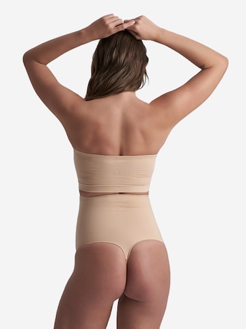 Bye Bra Shapingslip 'Soft Touch Seamless High Waist Thong' in Beige