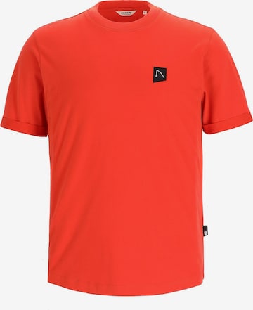T-Shirt 'Brody' CHASIN' en rouge : devant