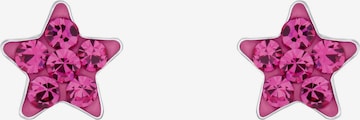 AMOR Ohrstecker in Pink: Vorderseite