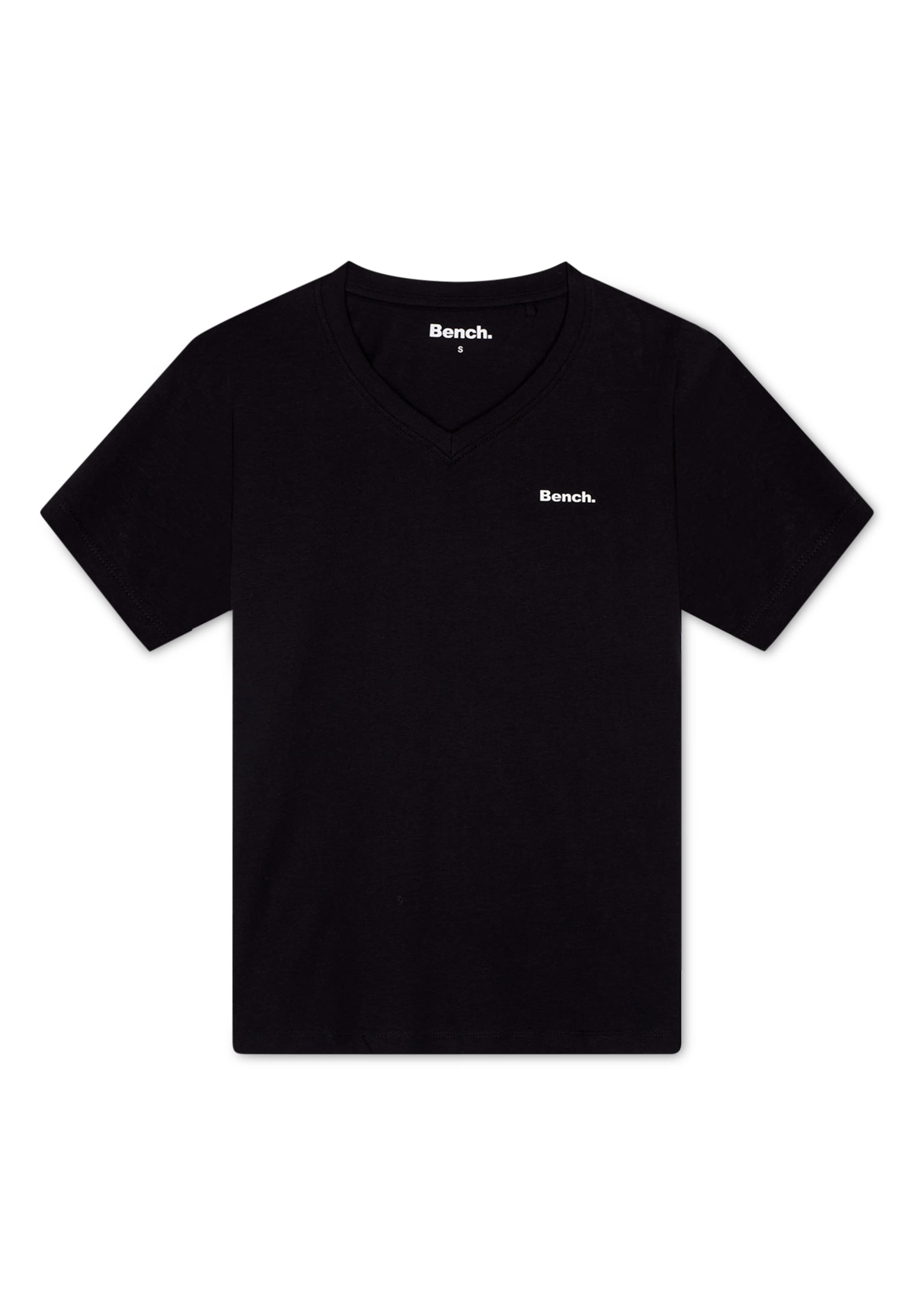 BENCH T-Shirt in Schwarz: Vorderseite