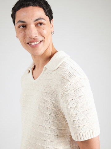 Abercrombie & Fitch Pulover 'May4 Rafia Breedy' | bež barva