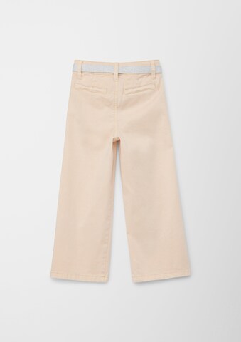 s.Oliver Wide leg Broek in Beige