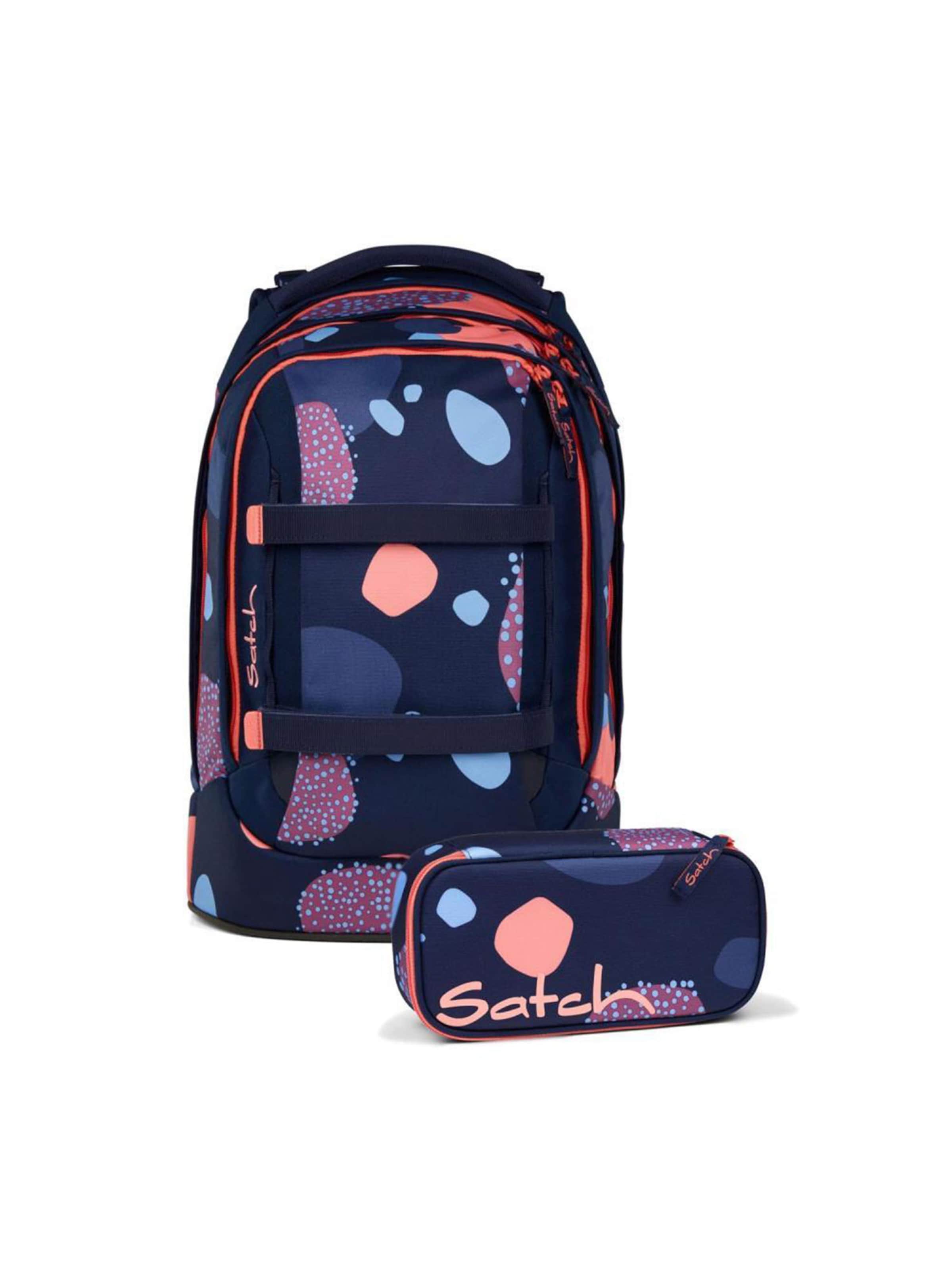 Satch Backpack in Orange: front