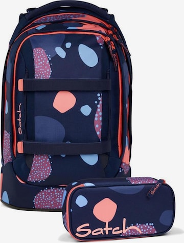 Satch Backpack in Orange: front