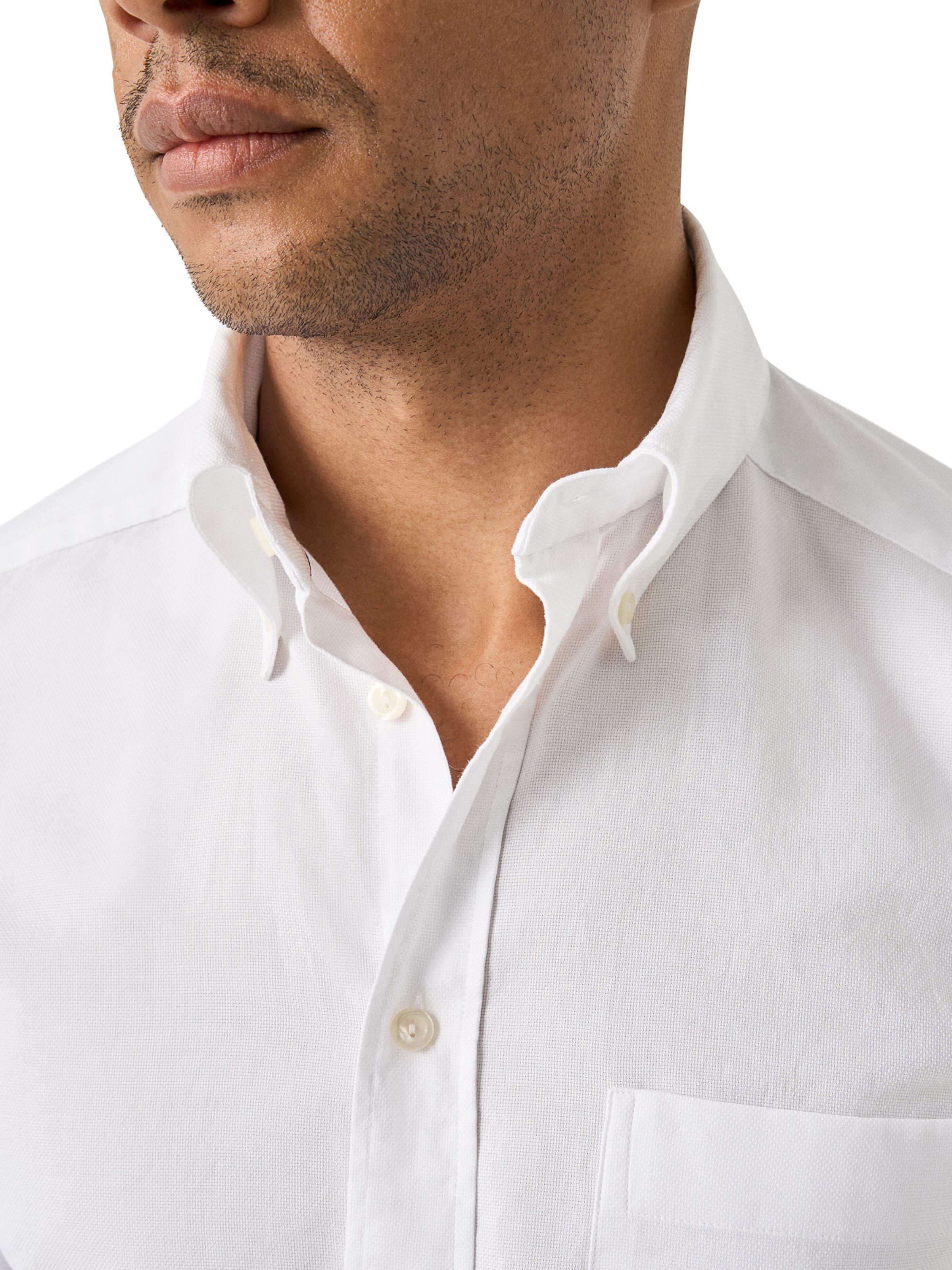 ETON - Ajuste estrecho Camisa en blanco
