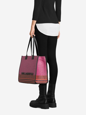 Karl Lagerfeld Μεγάλη τσάντα σε ροζ