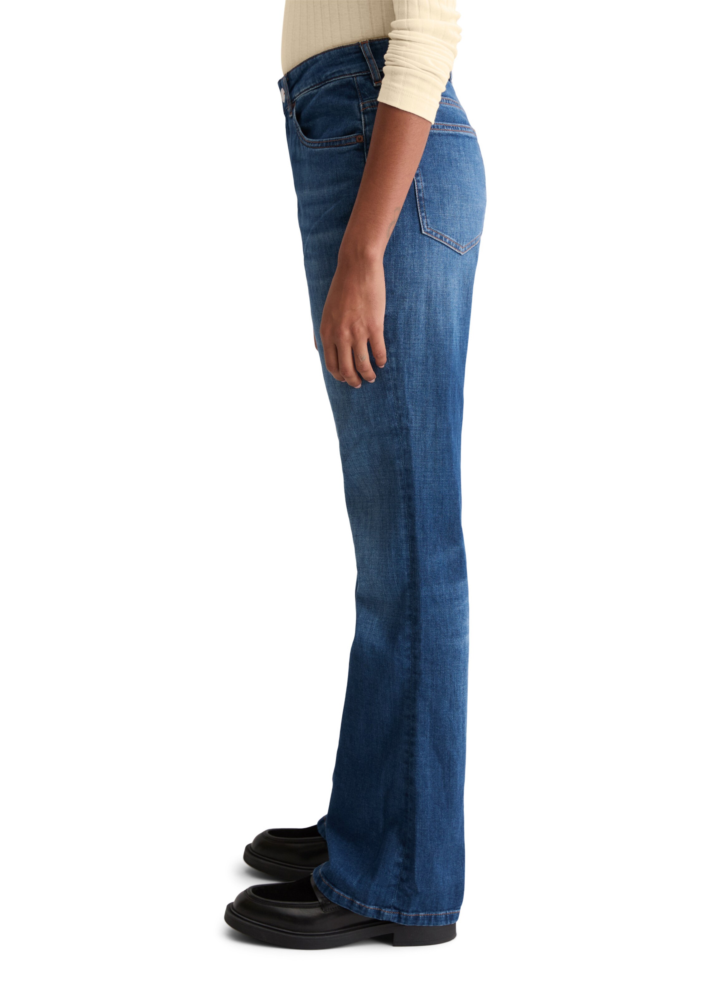 Marc O'Polo Flared Jeans 'Kiruna' in Blauw