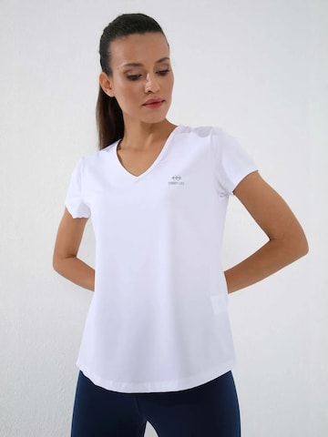 T-shirt Tommy Life en blanc : devant