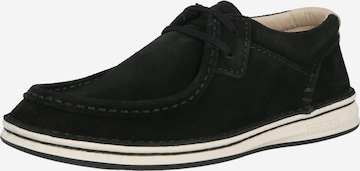 BIRKENSTOCKCipele na vezanje 'Pasadena LEVE' - crna boja: prednji dio