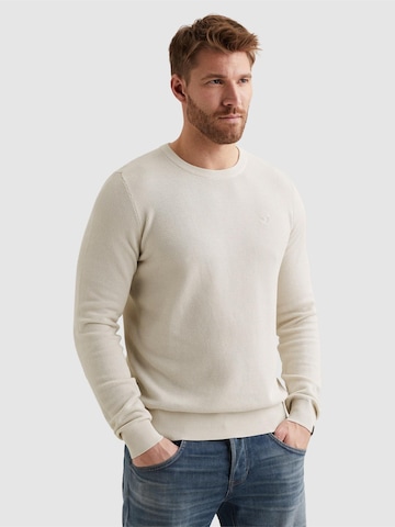 PME Legend - Jersey 'Pullover in cotton/modal' en blanco: frente