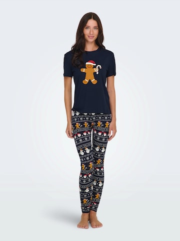ONLY Pajama 'ONLXmas Elfi' in Blue: front