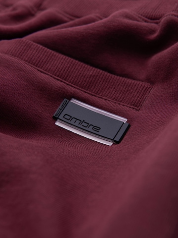 Ombre Regular Sportbroek in Rood