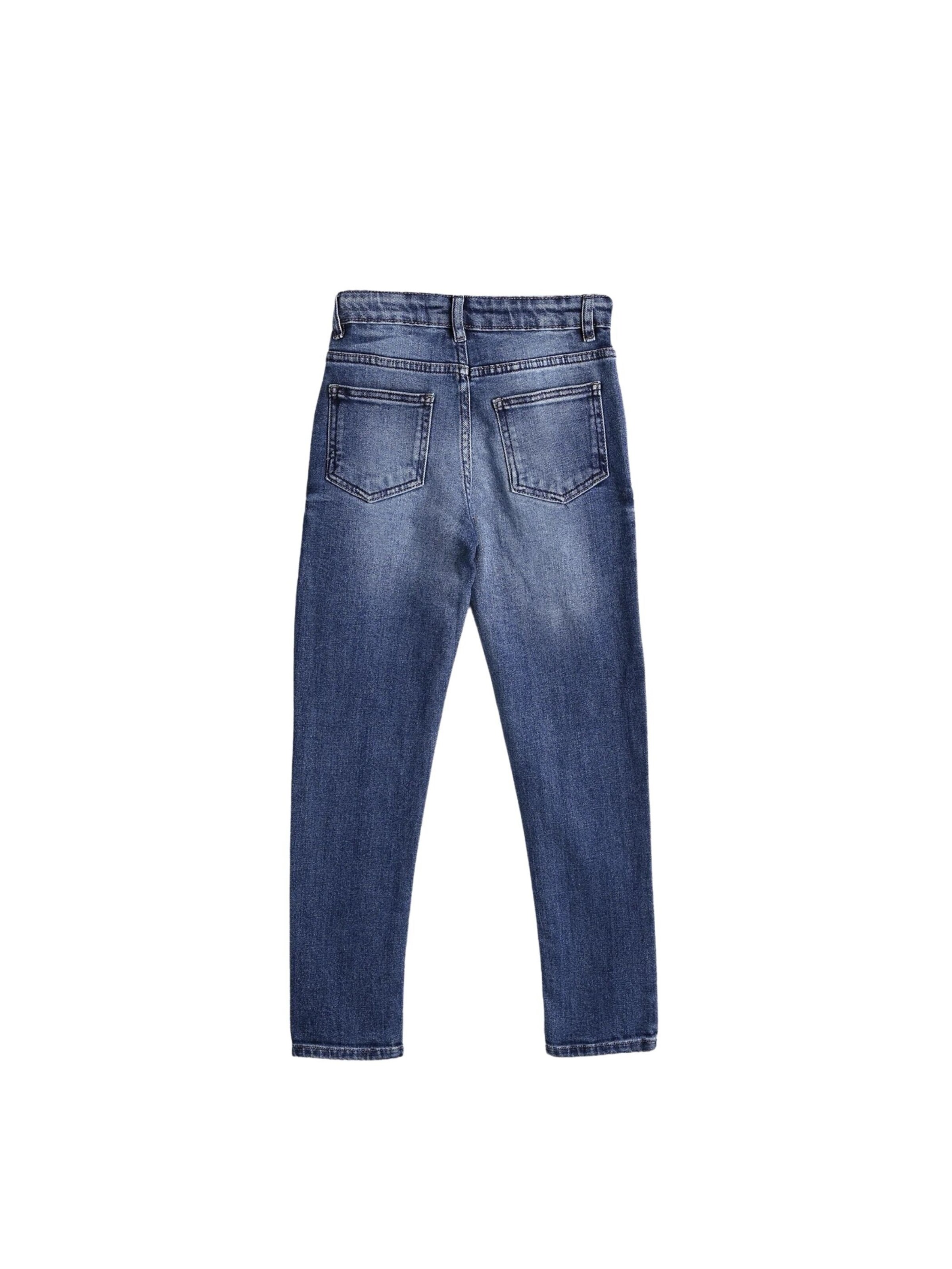 Solang Skinny Hose Jeans Denim Stretch Skinny Fit in Blau