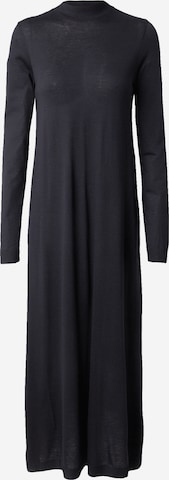 DRYKORN Плетена рокля 'SAEMIK' в черно: отпред