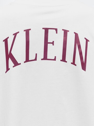 balta Calvin Klein Jeans Marškinėliai