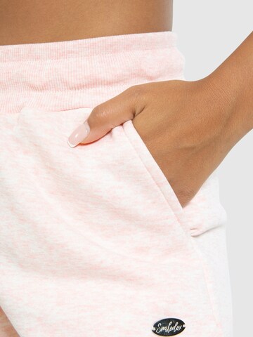 Effilé Pantalon de sport 'Amelia' Smilodox en rose