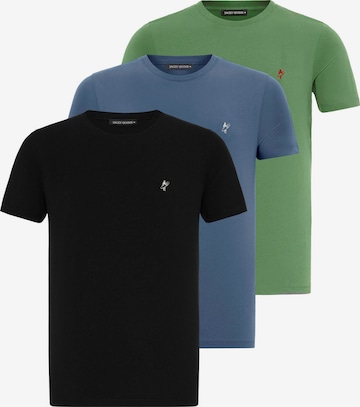 melns Jacey Quinn T-Krekls: no priekšpuses