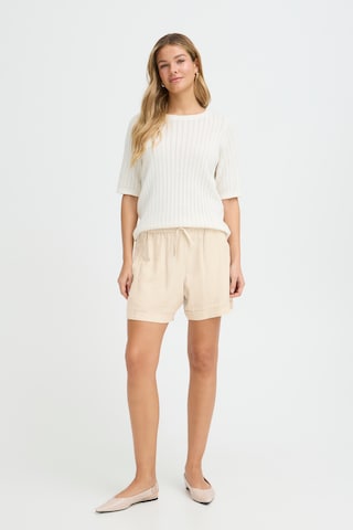 Fransa - Loosefit Pantalón 'FRJett' en beige
